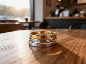 Nowoczesny smartwatch na nadgarstku wyświetlający interfejs przypominający licznik zużycia energii elektrycznej.